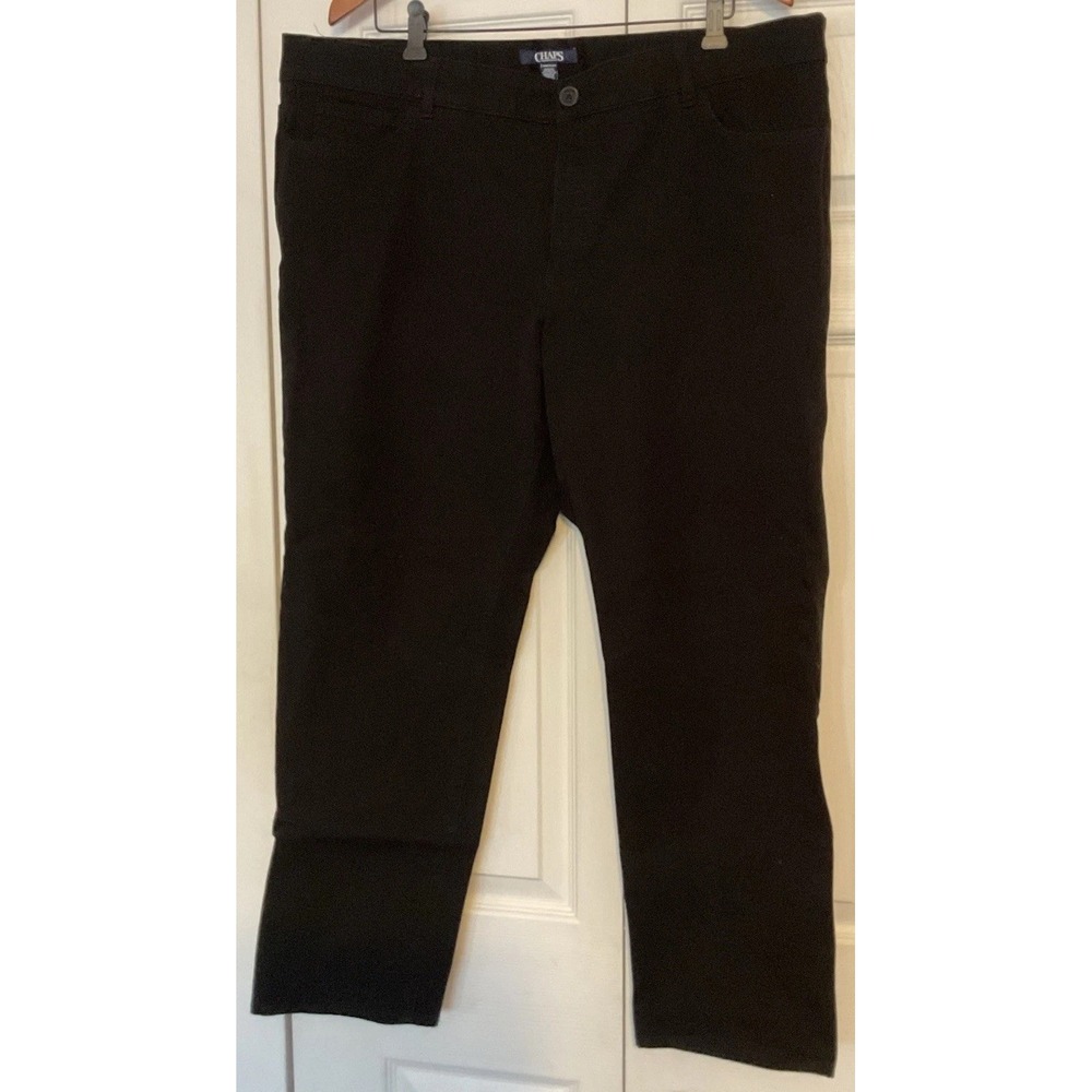 Chaps Black Pants Size 20W 20 Plus